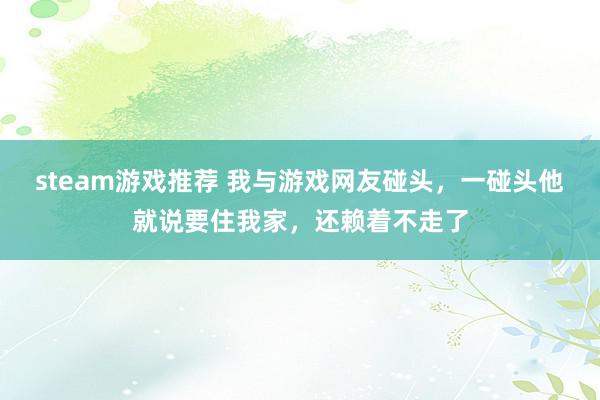 steam游戏推荐 我与游戏网友碰头，一碰头他就说要住我家，还赖着不走了